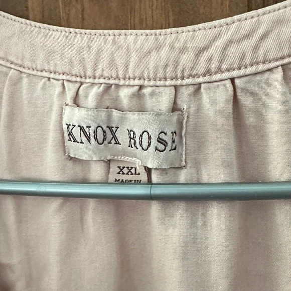 Pink Tiered V-Neck Dress - Picture 2 of 3